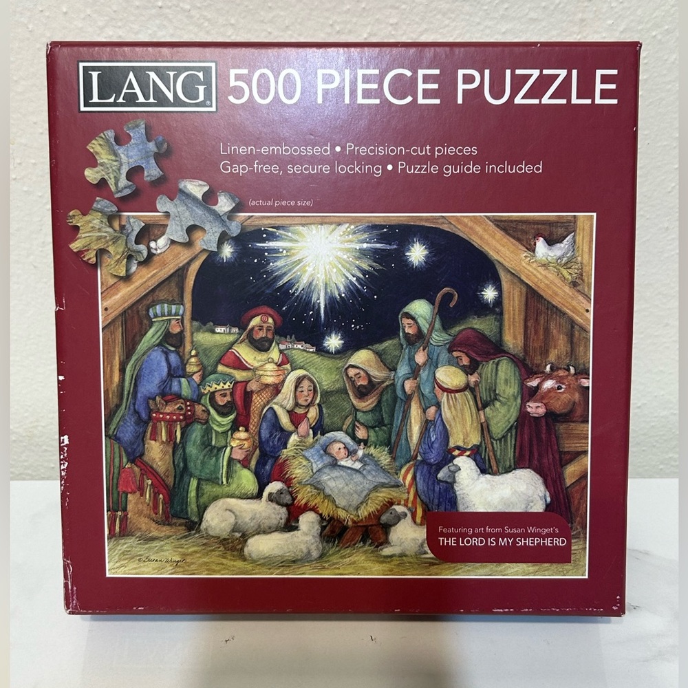 Lang Nativity Scene 500 Piece Jigsaw Puzzle‎